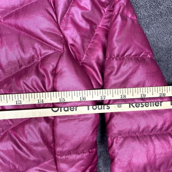 The North Face Jacket Womens XS Pink Puffer Goose Down Aconcagua 550 Snow - Picture 9 of 10
